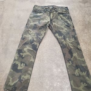 True Religion Cargo Camo Pants